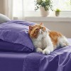 Twin Sheets Set - 3 Pieces Soft Twin Bed Sheets - Breathable & Cooling - Hotel Luxury - Easy Care Polyester Microfiber Bedding for Women, Men, Iolite - 4 of 4