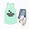 Simply Sage Market Women's Summer Vibes Cursive Palm Trees Graphic Racerback Tank - 2 of 2