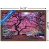 Trends International Pink Tree 2 by Moises Levy Framed Wall Poster Prints - 3 of 4