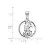 Black Bow Jewelry Sterling Silver Alpha Xi Delta Greek Life Medium Pendant - 2 of 3