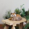 Northlight Laying Fox Christmas Figure - 16.5” - Brown - 3 of 3