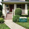 Big Dot of Happiness Religious Christmas - Merry Christmas Cross Yard Sign Lawn Decorations - Christmas Begins with Christ Party Yardy Sign - 3 of 4
