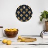 Avenie Fleur De Lis Cutting Board - Round - 3 of 3