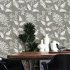 NuWallpaper Foliage Peel and Stick Wallpaper Gray: Removable Vinyl, Self-Adhesive, Smooth Finish, 28.2 Sq Ft Coverage - 2 of 4