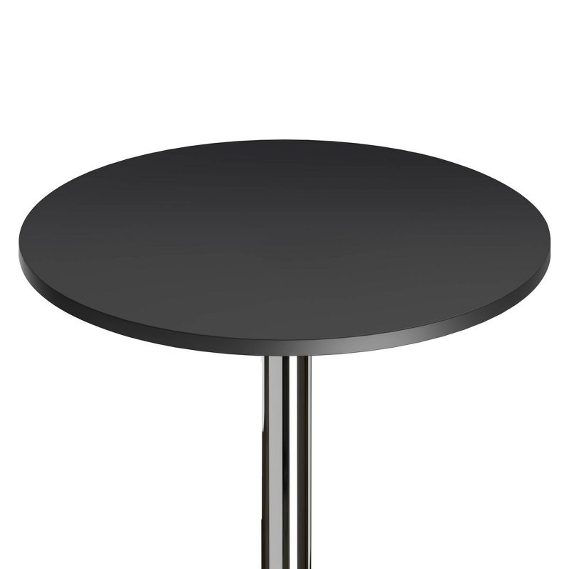 24&#34; Spectrum Round Bar Height Table with Metal Legs Black - Winsome, 4 of 8