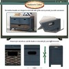 Modern Storage Bench, with Drawers & Removable Cushion, Shoe Bench, for Bedside, Living Room, Entryway, Multiple Design Styles & Color Combinations - 4 of 4