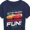 Women's - Disney - On The Highway To Holiday Fun Short Sleeve Graphic T-Shirt - 2 of 4