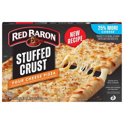 Red Baron Stuffed Crust Four Cheese Frozen Pizza - 22.83oz