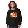 Happy Halloween Trick or Treat Bats Sweatshirt for Men or Women Brisco Brands - 4 of 4