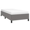 Bed Frame Dark gray Polyester, Plywood, Engineered wood Twin XL - 4 of 4