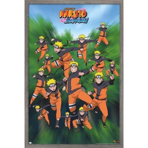 Trends International Naruto Shippuden - Poses Framed Wall Poster Prints - 1 of 4