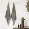 Unique Bargains Polka Dot Lightweight Quick Drying Bath Towels 2 Pcs - 4 of 4