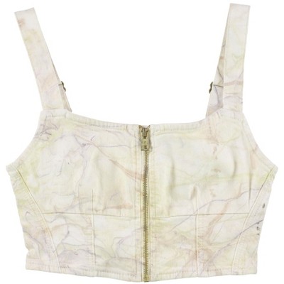 GUESS Womens Marble Print Tank Top