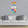 Big Dot of Happiness Love is Love - Pride - Hanging Porch Rainbow Party Outdoor Decorations - Front Door Decor - 3 Piece Sign - 3 of 4