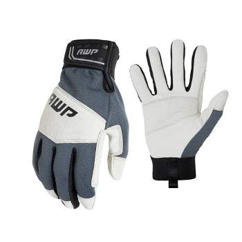 AWP Pigskin Hybrid General Purpose Working Gloves - Blue
