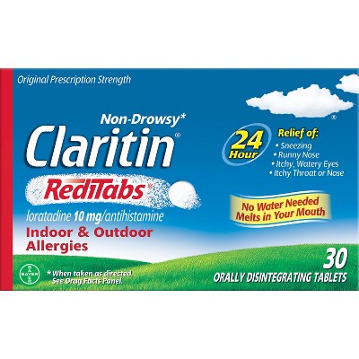 Claritin RediTabs 24 Hour Allergy Relief Dissolving Tablets - Loratadine - 30ct
