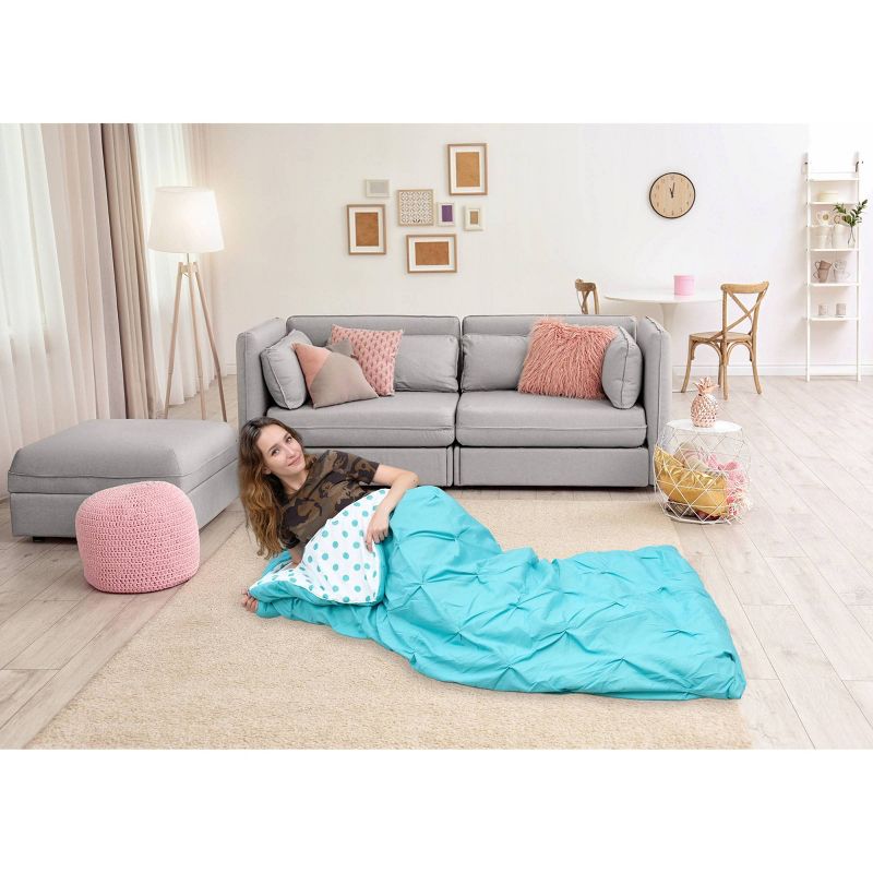Twin XL Nicki Kids&#39; Sleeping Bag Aqua - Chic Home Design, 3 of 6