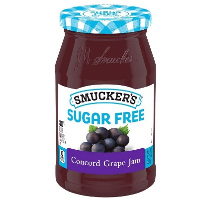 Smucker's Sugar Free Concord Grape Jam with Splenda Brand Sweetener, 12.75 Ounces (Pack of 2)