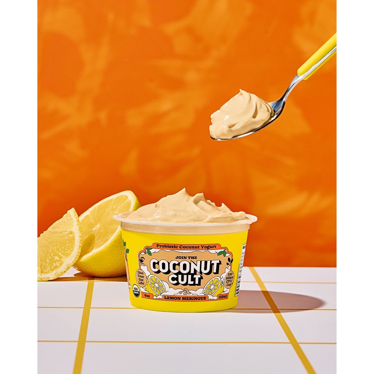 The Coconut Cult Organic Lemon Meringue Coconut Yogurt - 4oz - thumbnail 4