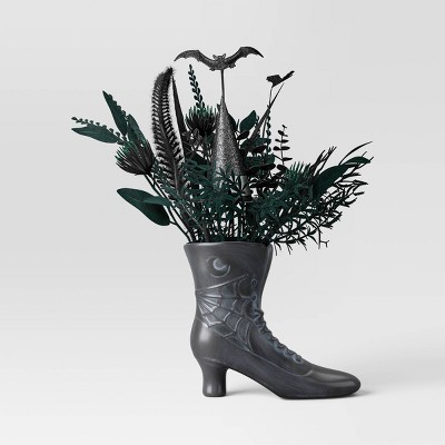 15" Large Faux Creepy Artificial Witch Boot Plant - Hyde and EEK! Boutique™