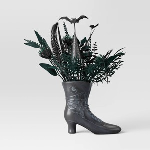 15" Large Faux Creepy Artificial Witch Boot Plant - Hyde and EEK! Boutique™ - 1 of 3