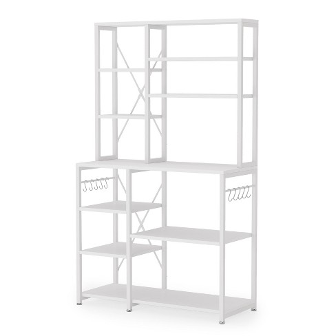 Tribesigns 10 Tier Kitchen Bakers Rack, White : Target