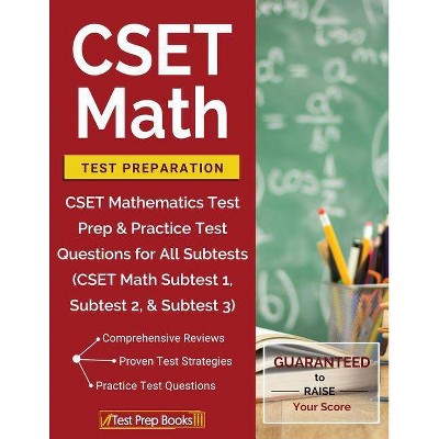 CSET Math Test Preparation - by  Test Prep Books (Paperback)