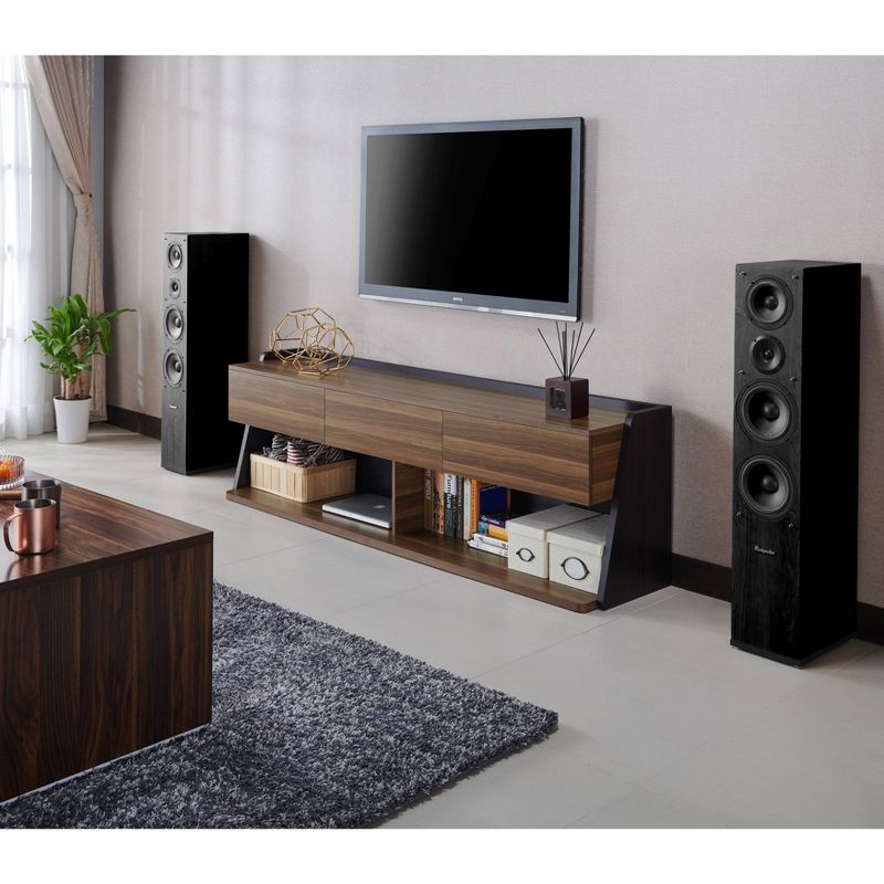 Vadim TV Stand for TVs up to 72&#34; Light Walnut - HOMES: Inside + Out, 3 of 11
