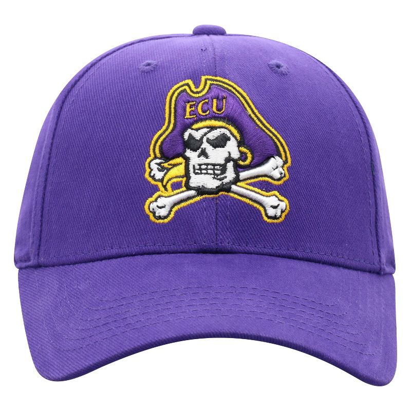 NCAA East Carolina Pirates Structured Brushed Cotton Vapor Ballcap, 3 of 5