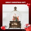 Aghana Digitals Bronze Musical Christmas Snow Globe with LED Warm Light, Swirling Glitter, 8 - 4 of 4