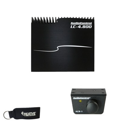 AudioControl LC-4.800 High-Power 4 Channel Amplifier with Accubass & ACR-1 Dash Remote