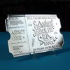 Fanattik Back To The Future Limited Edition .999 Silver Plated Under the Sea Dance Ticket - 2 of 4