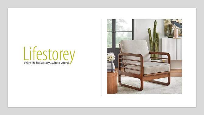 Set of 2 Chantel Upholstered Dining Chairs - Lifestorey, 2 of 7, play video