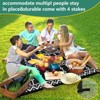 Outdoor Rug Reversible Rug, Waterproof Outdoor Plastic Straw Rug, Large Floor Mat for Camping RV Patio Backyard RV Beach Picnic - 2 of 4