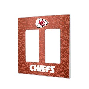 NFL AFC Teams Football Hidden-Screw Light Switch Plate for Double Rocker - 1 of 4