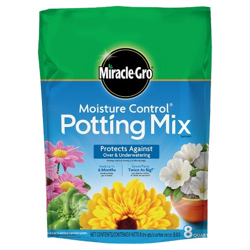 potting miracle gro mix moisture soil control 8qt target types ingredients plants buying guide garden got ve perfect grow soils