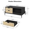 Rattan Coffee Table with LED Lights - 2 of 4