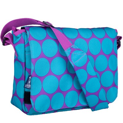 Big Dot Aqua 13 Inch x 10 Inch Messenger Bag