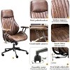 XIZZI Home Office Desk Chairs Computer Office Chair Modern Ergonomic Desk Chair High Back Suede Fabric Desk Chair for Executive or Home Office - 4 of 4