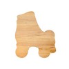 Slickblue Roller Skate Wood Serving Tray, 13" x 15" Pine Board with Detailed Design for Parties & Gatherings - 3 of 4