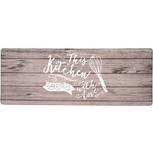 World Rug Gallery 'Seasoned with Love' Whisk Anti-fatigue Kitchen Mat - 1 of 4