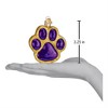 Old World Christmas Glass Blown Ornament, Paw Print - 4 of 4