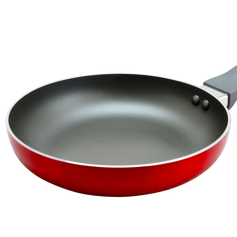 Oster Herscher 8 Inch Aluminum Frying Pan in Red, 5 of 7