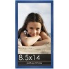 PosterPalooza | Photo Size Classic Modern Blue Frame - UV Acrylic, Foam Board Backing, Hanging Hardware - 2 of 4