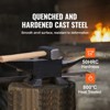 VEVOR Single Horn Anvil, 22Lbs Cast Steel Anvil, High Hardness Rugged Round Horn Anvil Blacksmith - 3 of 4