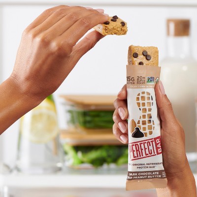 Perfect Bar Gluten Free Dark Chocolate Peanut Butter with Sea Salt Protein Bar - 55.2oz/24ct