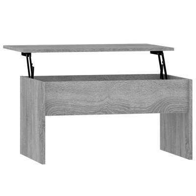 vidaXL Coffee Table Gray Sonoma 31.5"x19.9"x16.3" Engineered Wood