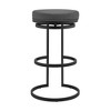 26" Vander Counter Height Barstool: Swivel, Footrest, No Back - Armen Living - 3 of 4
