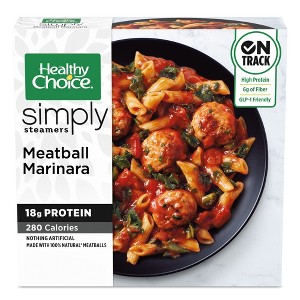 Healthy Choice Simply Steamers Frozen Meatball Marinara - 10oz - 1 of 4