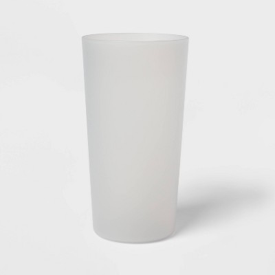 26oz Plastic Tall Tumbler Sleek Silver - Room Essentials™